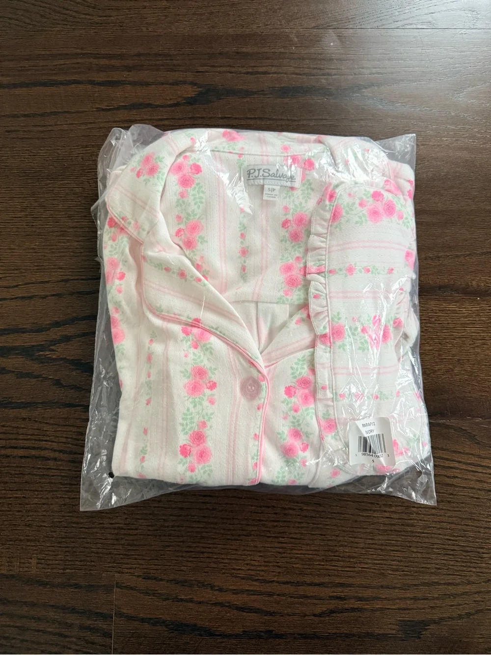 NWT PJ Salvage Roses are Pink Petal Dream Pointelle 3 piece PJ set - Picture 2 of 3
